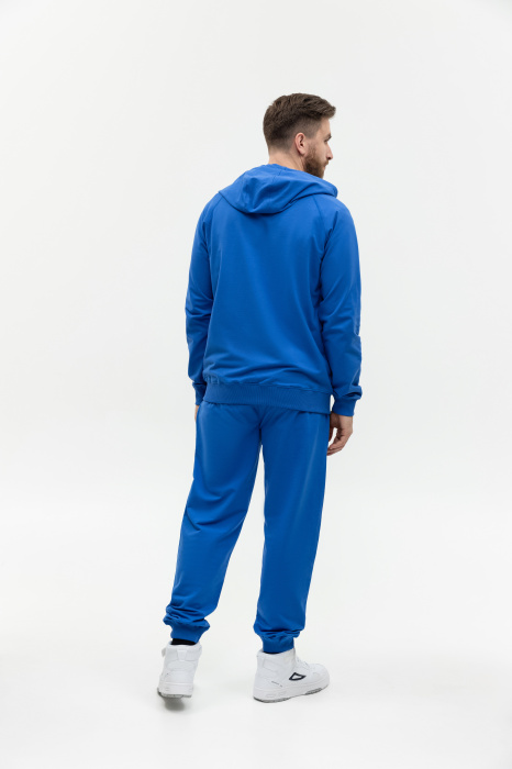 Толстовка мужская STAN с капюшоном на молнии футер без начёса 260, 61, Синий (16) | Мерч, униформа и текстиль для бизнеса фото-4