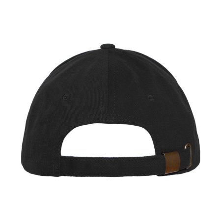 Черная бейсболка арт. 03, 5 клиньев из 100% хлопка, 280 гр/м2, оптом | Мерч, униформа и текстиль для бизнеса  photo-4