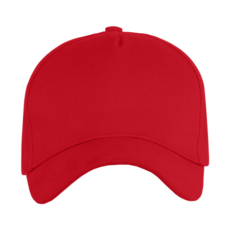 Красная бейсболка 5 клиньев из 100% хлопка, оптом | Мерч, униформа и текстиль для бизнеса  photo-1