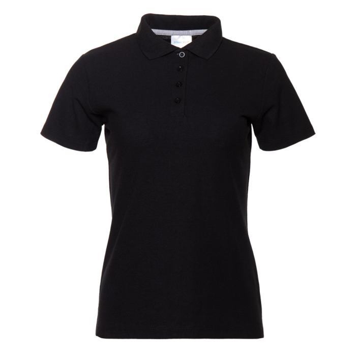 Рубашка поло женская STAN хлопок/полиэстер 185, 04WL, Чёрный (20) фото-0