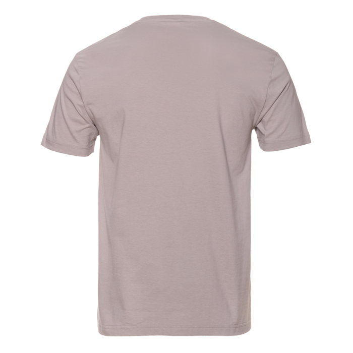 Светло-серая футболка арт. 02 прямого кроя из 100% хлопка, 160 гр/м2, оптом | Мерч, униформа и текстиль для бизнеса  фото-2