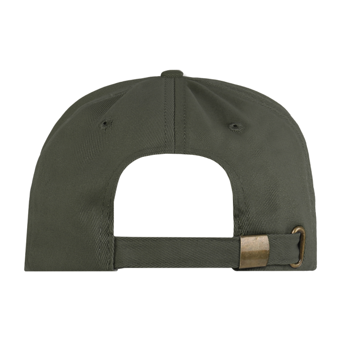 Бейсболка цвета Оливковый хаки арт. 112, 5 клиньев, 100% хлопок, 260 гр/м2 – оптом фото-2