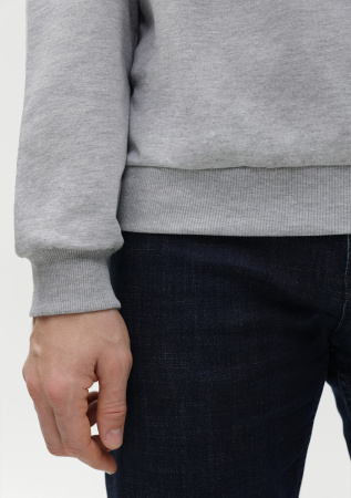 Свитшот унисекс STAN футер без начёса , 260, 63, Серый меланж (50) | Мерч, униформа и текстиль для бизнеса photo-9