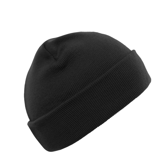 Черная шапка арт. 015 из 100% акрила, 300 гр/м2, оптом | Мерч, униформа и текстиль для бизнеса  фото-1