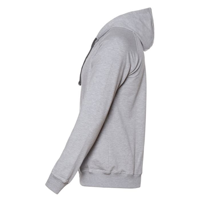 Толстовка мужская STAN с капюшоном на молнии футер без начёса 260, 61, Серый меланж (50) | Мерч, униформа и текстиль для бизнеса фото-2
