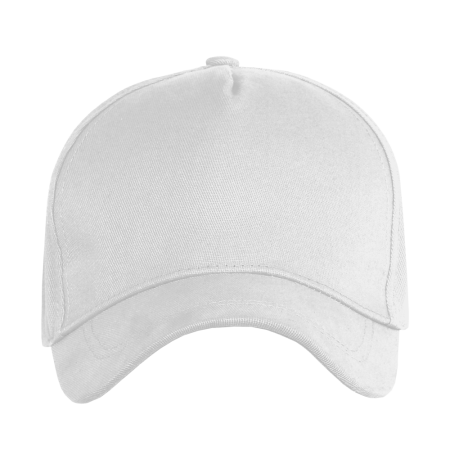 Белая бейсболка арт. 12, 5 клиньев из 100% хлопка, 260 гр/м2, оптом | Мерч, униформа и текстиль для бизнеса  photo-2