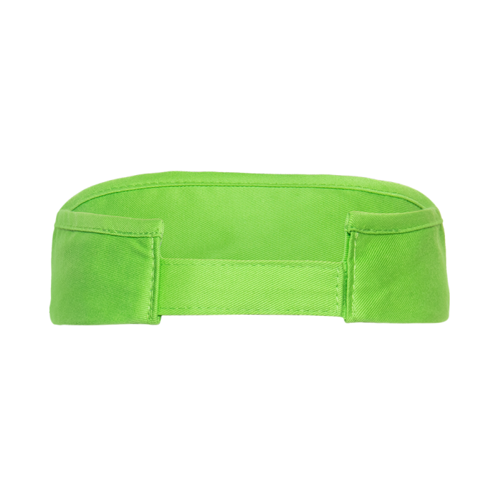 Ярко-зеленый козырек арт. 25, 100% хлопок, 150 гр/м2, оптом | Мерч, униформа и текстиль для бизнеса  фото-3