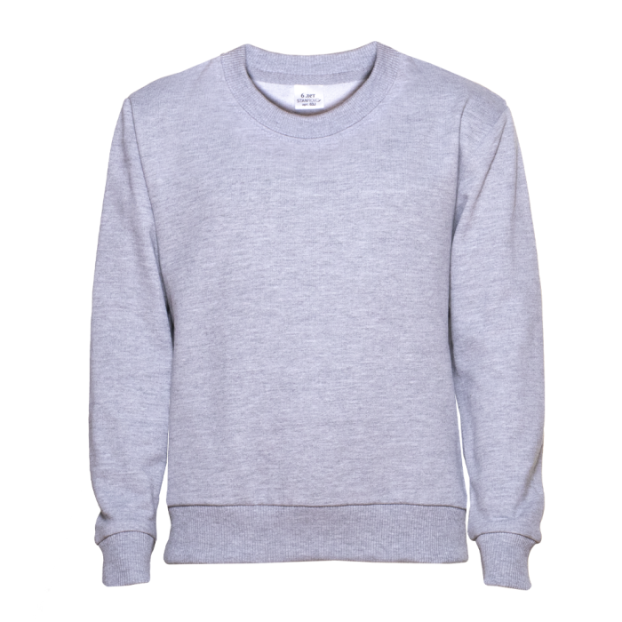 Свитшот детский STAN футер без начёса, 260, 63J, Серый меланж (50) | Мерч, униформа и текстиль для бизнеса фото-0