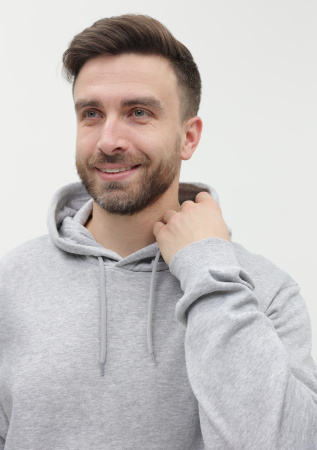 Худи унисекс STAN футер с начёсом 260,20,Серый меланж (50) | Мерч, униформа и текстиль для бизнеса photo-8