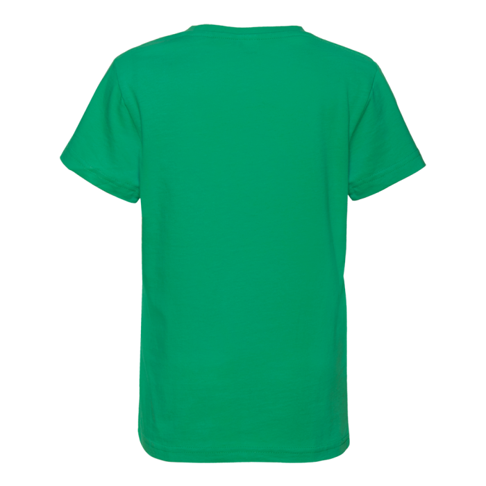 Зелёная детская футболка арт. 06U оверсайз кроя из 100% хлопка, 140 гр/м2, оптом | Мерч, униформа и текстиль для бизнеса фото-2