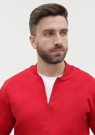 Красная толстовка STAN арт. 65N на молнии, 78% хлопок, 17% полиэстер, 5% эластан, 245 гр/м2 | Мерч, униформа и текстиль для бизнеса photo-6
