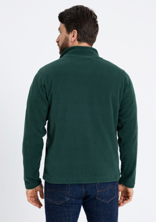 Толстовка унисекс STAN на молнии микрофлис 200, 21, Тёмно-зелёный (130) | Мерч, униформа и текстиль для бизнеса photo-6