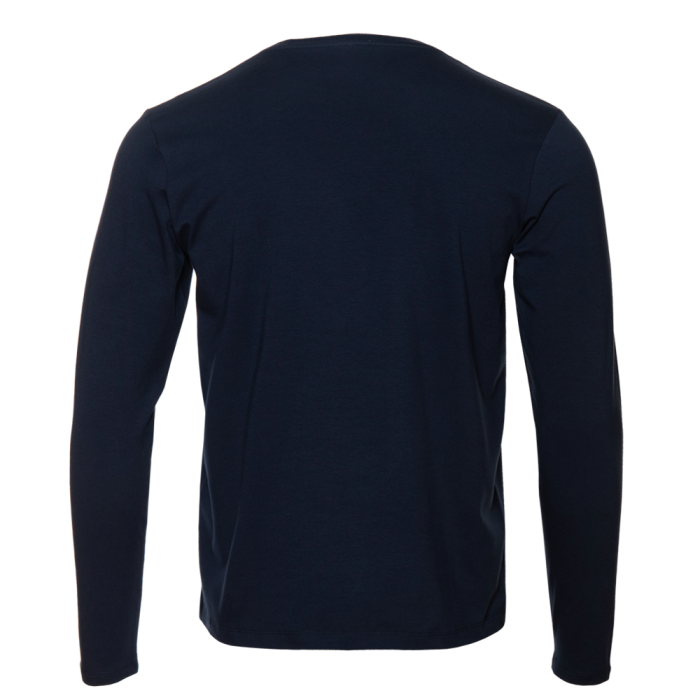 Футболка унисекс с длинным рукавом STAN хлопок/эластан 180, 35X, Т-синий (46) фото-2