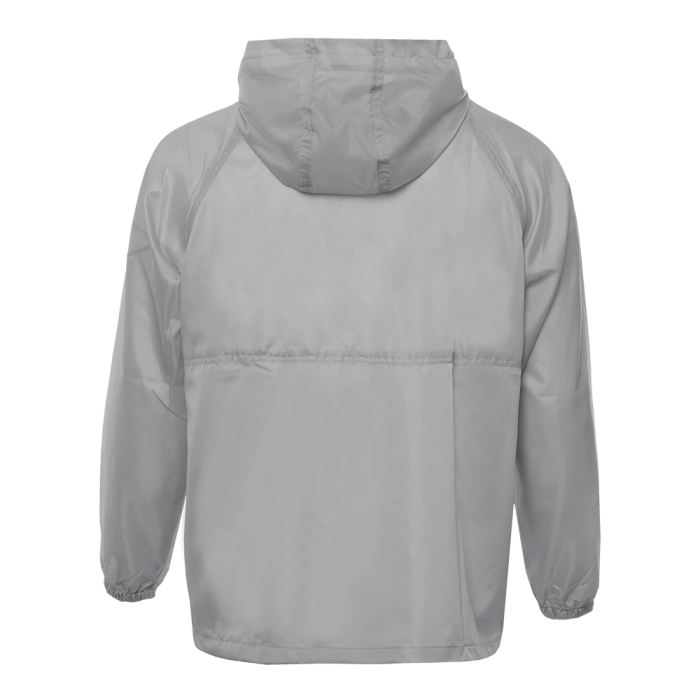 Однотонная серая куртка-анорак арт. И16, 100% полиэстер | Мерч, униформа и текстиль для бизнеса фото-1