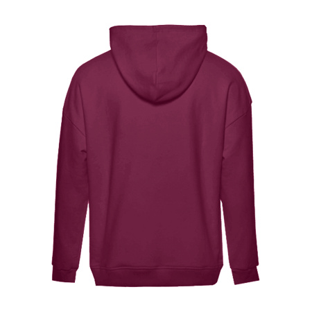 Худи унисекс STAN оверсайз футер без начёса 350, 66, Бордовый (661) | Мерч, униформа и текстиль для бизнеса photo-2