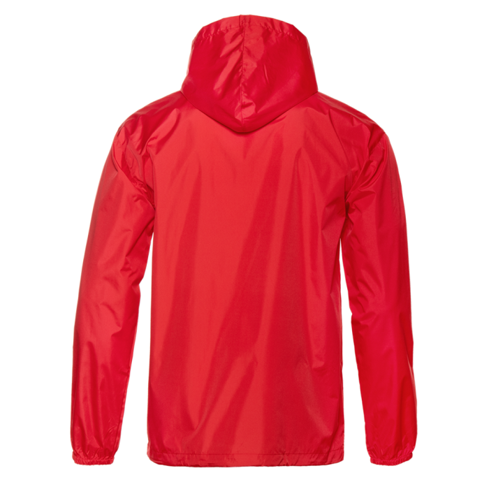 Красная однотонная ветровка арт. 59, 100% полиэстер, Dewspo 210T – оптом | Мерч, униформа и текстиль для бизнеса фото-1