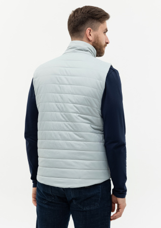 Светло-серый ультралёгкий жилет арт. 87, 100% нейлон, оптом | Мерч, униформа и текстиль для бизнеса photo-13