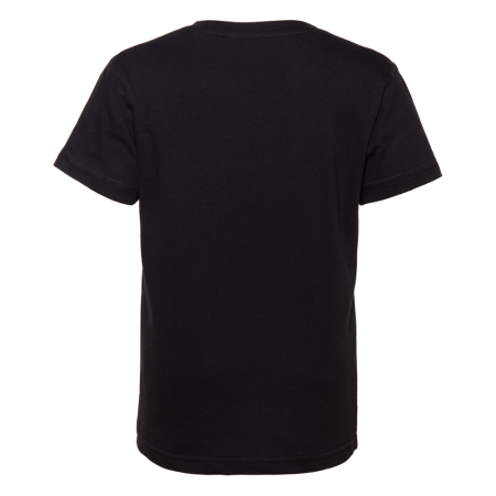 Чёрная детская футболка арт. 06U оверсайз кроя из 100% хлопка, 140 гр/м2, оптом | Мерч, униформа и текстиль для бизнеса photo-1