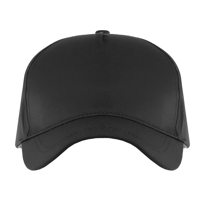 Черная бейсболка 5 клиньев из 100% хлопка, 150 гр/м2, оптом | Мерч, униформа и текстиль для бизнеса  фото-2