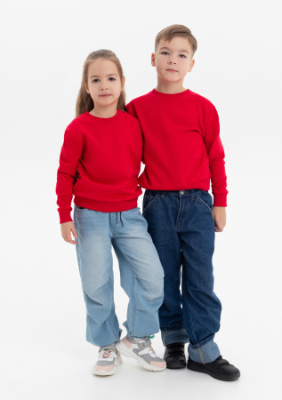 Свитшот детский STAN футер без начёса, 260, 63J, Красный (14) | Мерч, униформа и текстиль для бизнеса photo-7