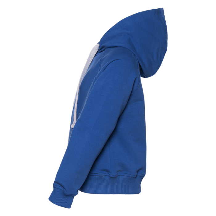 Детская синяя толстовка STAN арт. 61J, футер без начеса, 92% хлопок 8% эластан, 260 гр/м2 — оптом | Мерч, униформа и текстиль для бизнеса фото-2