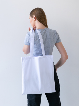 Белая сумка шопер, оптом | Мерч, униформа и текстиль для бизнеса photo-2