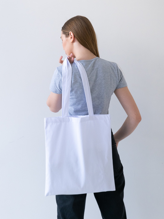 Белая сумка шопер, оптом | Мерч, униформа и текстиль для бизнеса фото-2