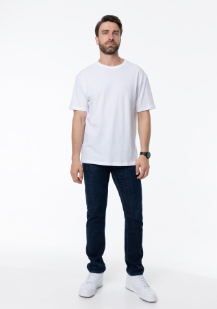 Белая футболка арт. 02 прямого кроя из 100% хлопка, 160 гр/м2, оптом | Мерч, униформа и текстиль для бизнеса  photo-10