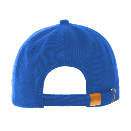 Синяя бейсболка арт. 01, 5 клиньев из 100% хлопка, 330 гр/м2, оптом | Мерч, униформа и текстиль для бизнеса  photo-4