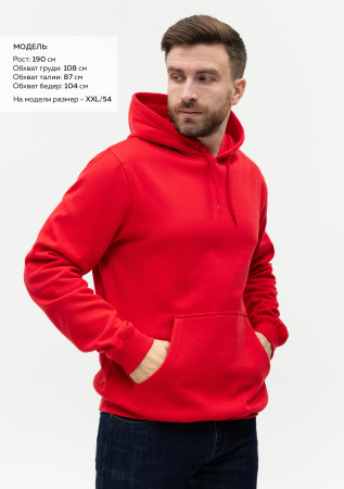 Худи унисекс STAN футер с начёсом 260,20, Красный (14) | Мерч, униформа и текстиль для бизнеса photo-3