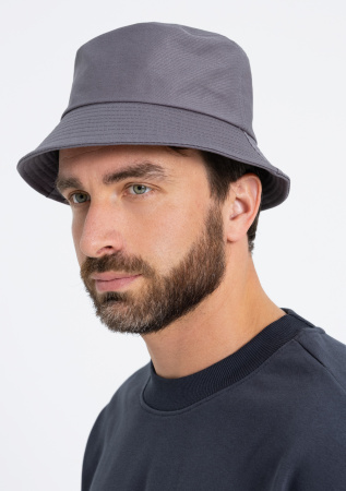 Серая панама арт. 14UC, 100% хлопок, 200 гр/м2, оптом | Мерч, униформа и текстиль для бизнеса  photo-2