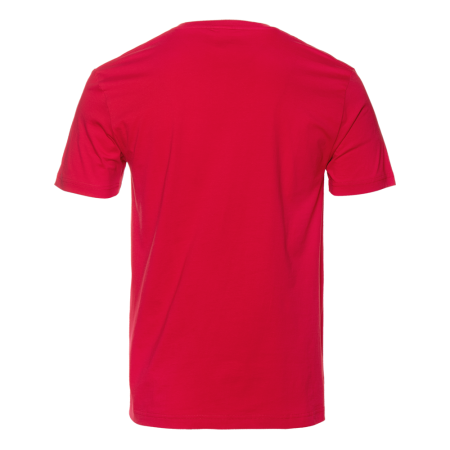 Красная футболка арт. 02 прямого кроя из 100% хлопка, 160 гр/м2, оптом | Мерч, униформа и текстиль для бизнеса  photo-1
