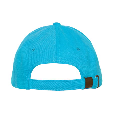 Бирюзовая бейсболка арт. 11, 5 клиньев из 100% хлопка, 280 гр/м2, оптом | Мерч, униформа и текстиль для бизнеса  photo-4