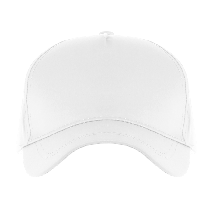 Белая бейсболка 5 клиньев из 100% хлопка, 150 гр/м2, оптом | Мерч, униформа и текстиль для бизнеса  фото-2