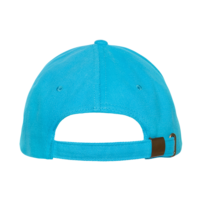 Бирюзовая бейсболка арт. 11, 5 клиньев из 100% хлопка, 280 гр/м2, оптом | Мерч, униформа и текстиль для бизнеса  фото-4