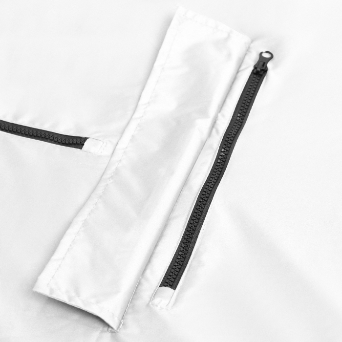 Белый однотонный дождевик пончо арт. 61, 100% полиэстер с водоотталкивающей пропиткой, оптом | Мерч, униформа и текстиль для бизнеса фото-2