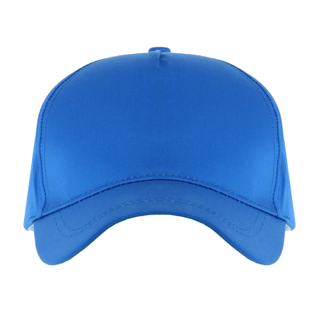 Синяя бейсболка 5 клиньев из 100% хлопка, 150 гр/м2, оптом | Мерч, униформа и текстиль для бизнеса  photo-2