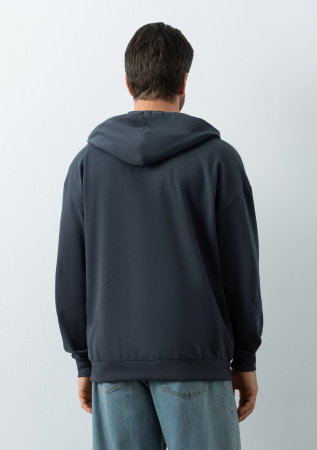 Графитовая толстовка с капюшоном на молнии STAN арт. 99, футер без начёса, 100% хлопок, 240 гр/м2 | Мерч, униформа и текстиль для бизнеса photo-8