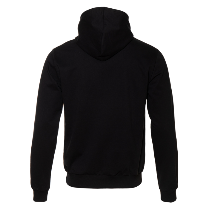 Черное худи арт. 23 с контрастным капюшоном, футер без начеса 100% хлопок, 260 гр/м2 | Мерч, униформа и текстиль для бизнеса фото-1