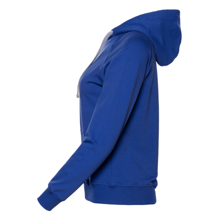 Женская синяя толстовка STAN арт. 61W, футер без начеса, 92% хлопок 8% эластан, 260 гр/м2 | Мерч, униформа и текстиль для бизнеса фото-2