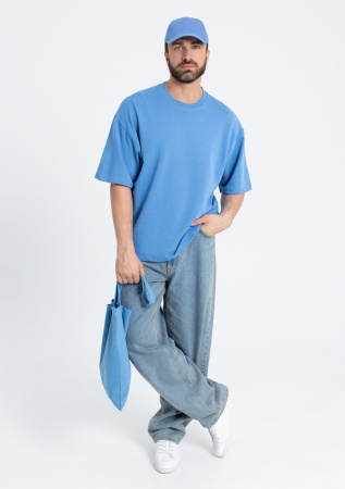 Сумка шопер STAN хлопок 38*42, 200,201, Голубой (76) photo-3