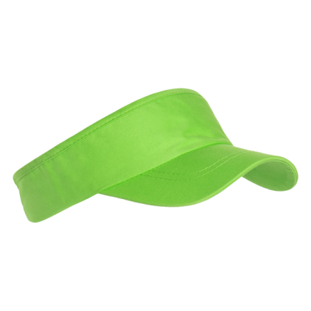 Ярко-зеленый козырек арт. 25, 100% хлопок, 150 гр/м2, оптом | Мерч, униформа и текстиль для бизнеса  photo-0