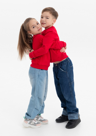 Свитшот детский STAN футер без начёса, 260, 63J, Красный (14) | Мерч, униформа и текстиль для бизнеса photo-8