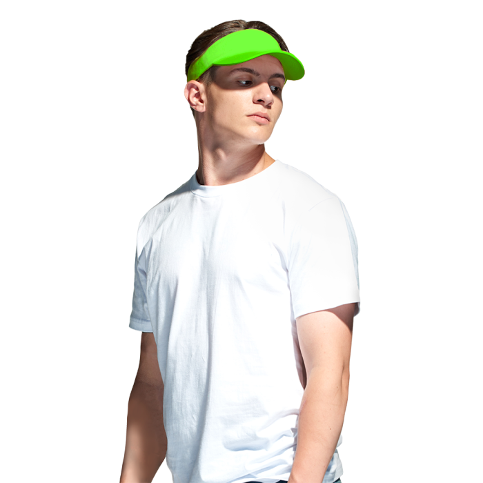 Ярко-зеленый козырек арт. 25, 100% хлопок, 150 гр/м2, оптом | Мерч, униформа и текстиль для бизнеса  фото-4