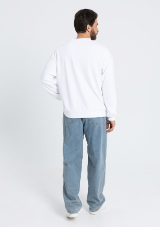 Свитшот унисекс STAN футер без начёса, 350, 96, Белый (10) | Мерч, униформа и текстиль для бизнеса photo-6