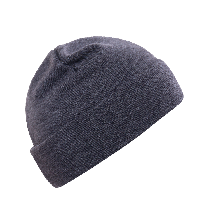 Темно-серая шапка арт. 015 из 100% акрила, 300 гр/м2, оптом | Мерч, униформа и текстиль для бизнеса  фото-1