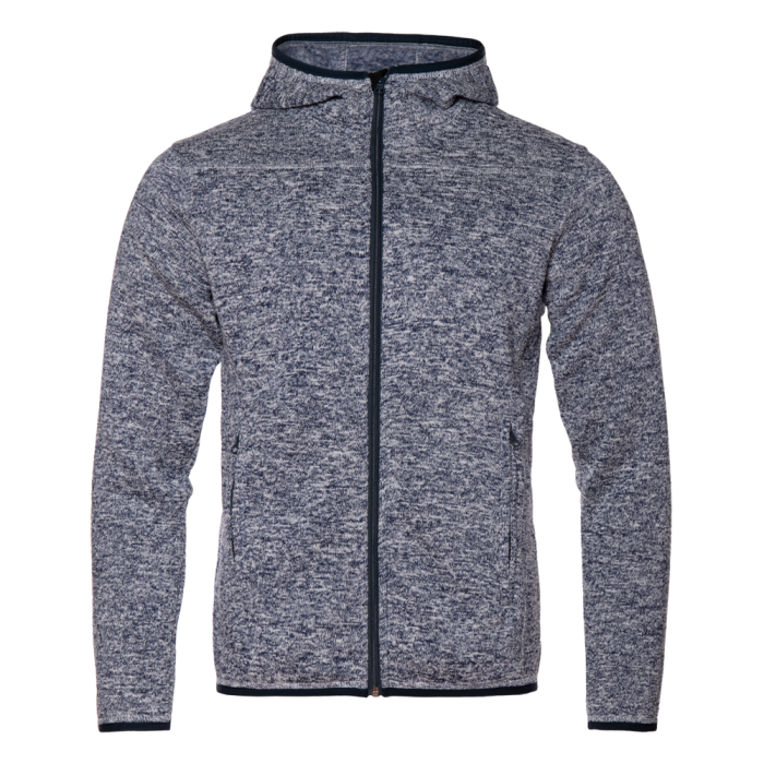 Темно-синяя толстовка STAN арт. 67 на молнии, вязаный флис 100% полиэстер, 320 гр/м2 | Мерч, униформа и текстиль для бизнеса фото-0