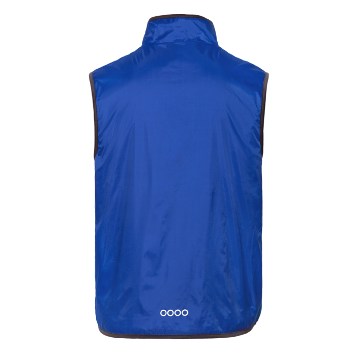 Синий однотонный двухсторонний жилет арт. 24N, Taffeta 210T, оптом | Мерч, униформа и текстиль для бизнеса фото-1