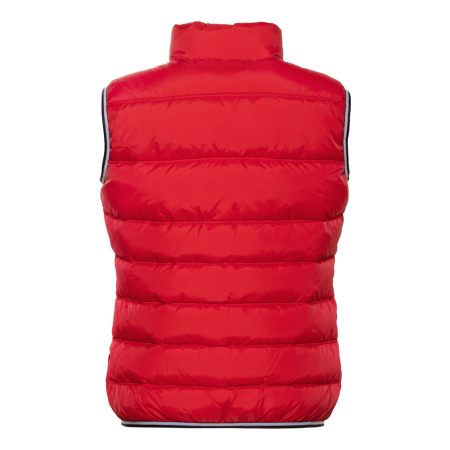 Красный однотонный утепленный женский жилет арт. 82W, 100% нейлон, оптом | Мерч, униформа и текстиль для бизнеса photo-1