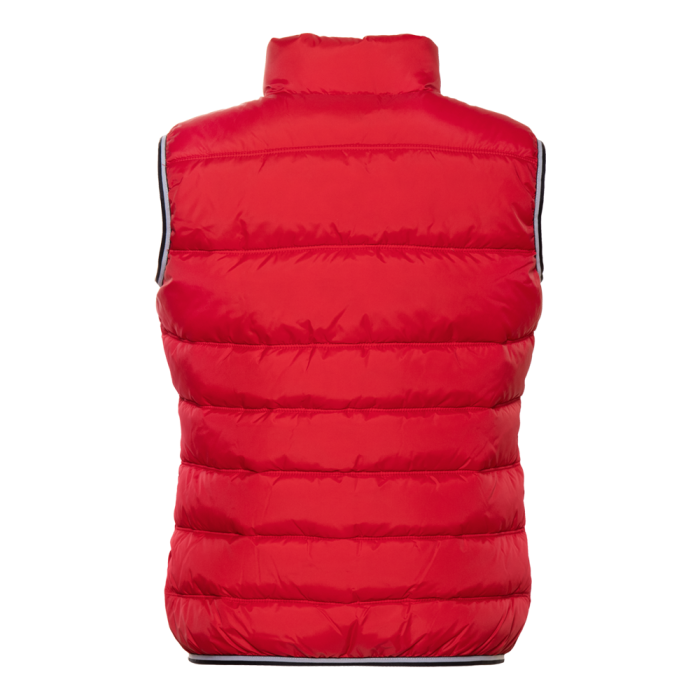 Красный однотонный утепленный женский жилет арт. 82W, 100% нейлон, оптом | Мерч, униформа и текстиль для бизнеса фото-1